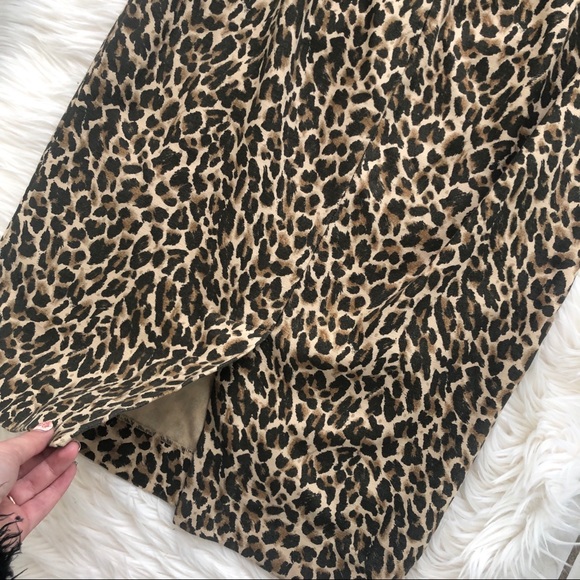 J. Crew Leopard Pencil Skirt - Picture 4 of 5